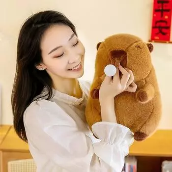 Куклы Капибара Куклы Капибара пускают пузыри Мягкие игрушки Эмоциональная стабильность Подушка для сна 23cm