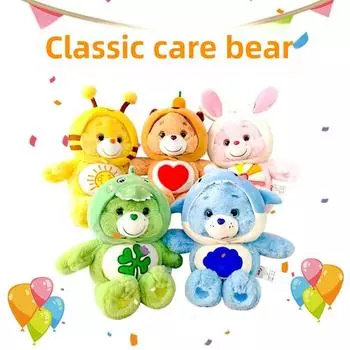 Куклы Kawaii Care Bears Милые плюшевые куклы Care Bears Плюшевые куклы Украшение комнаты для девочек Подарки на праздники Подарки на день рождения 40cm