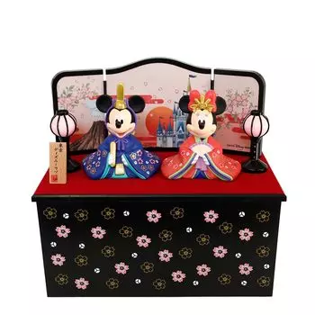 Куклы Микки Минни Куклы Хина с подставкой 2024 Новинка от Tokyo Disney Куклы Хина Мацури Куклы Хина Мацури Украшения Хина Куклы Хина Фестиваль персиков