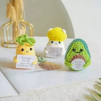 Куклы ручной работы, вязаные крючком, энергетические, картофельные, карманные, вязаные, кукольные, вязанные крючком, настольные украшения, подарочные, мотивирующие, декор для комнаты as picture
