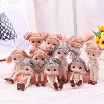 Куклы с милым лицом, мини-обнаженное тело, игрушки «сделай сам», куклы с обувью для детей, подарки