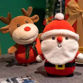 Куклы Санта-Клауса Куклы-лоси Рождественские украшения Мягкие игрушки Подарочные киоски Куклы 23cm