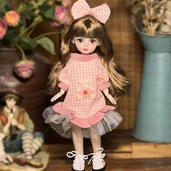 Куклы SD 1/6 BJD Кукла с париком Макияж DIY Игрушки Милая шарнирная кукла для девочек Детей 2