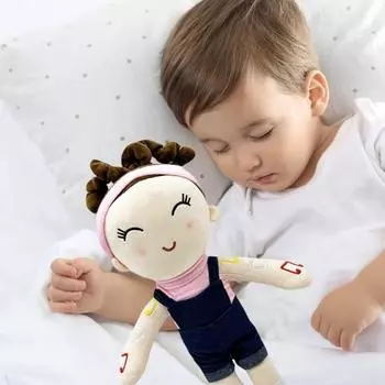 Куклы Yousheng Ms Rachel, 15-дюймовая плюшевая кукла для мальчиков и девочек, игрушка для комфортного объятия для малышей, способствующая развитию ранних навыков