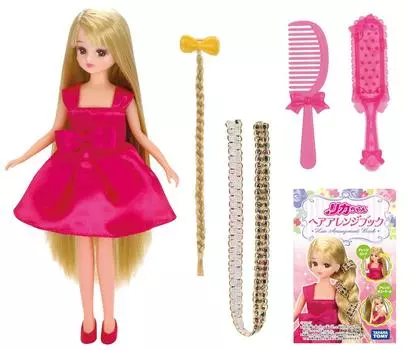 Кукольная длинная прическа Ликка-чан LD-12