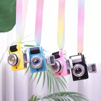 Кукольная камера с мини-ремешком, зеркальная цифровая фотокамера, модель со вспышкой затвора, куклы, одевающиеся игрушки, украшения для кукольного домика, ролевые игры, игрушки