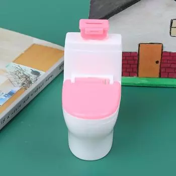 Кукольная мебель Винтажная ванная комната Моделирование туалет Миниатюрные игрушки Аксессуары