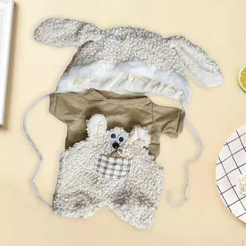 Кукольная одежда брюки костюмы плюшевые аксессуары для детей подарок на день рождения одежда кулон белый
