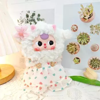 Кукольная одежда для куклы Baby Three 20 см, кукольная коробка, платья в форме сердца, подтяжки, фатиновая юбка для куклы Baby Three 20 см, плюшевая кукла красный