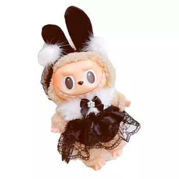 Кукольная одежда для куклы Лабубу 17 см, милый мультяшный костюм для куклы, косплей для детей, фанатов, подарки на день рождения