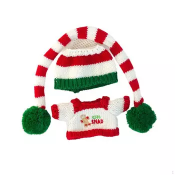 Кукольная одежда футболка одежда для девочек удобная игрушка своими руками с подвеской в виде шляпы 3Pcs