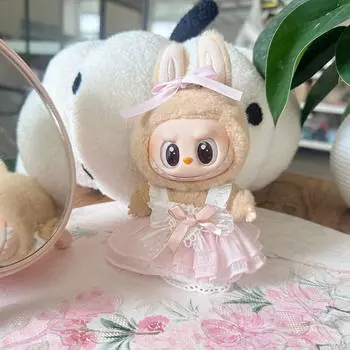 Кукольная одежда, костюм, прекрасная ручная работа, самодельная игрушка-одевалка, плюшевая одежда подходит