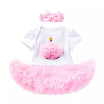 Кукольная одежда наряд аксессуары розовое платье принцессы реборн кукла мальчик дюйм C J6K4 Pink-1pcs