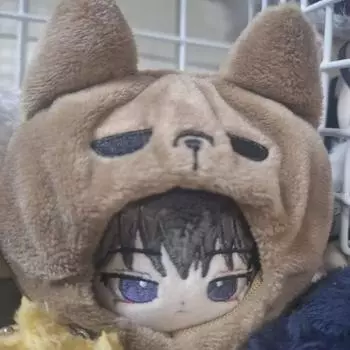 Кукольная шапка из хлопка «Тибетская лиса»