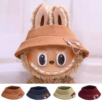 Кукольная шляпа для кукольного домика миниатюрная 37 см Labubu Color Match Hat Kawaii милые аксессуары для кукол детские игрушки для девочек 05