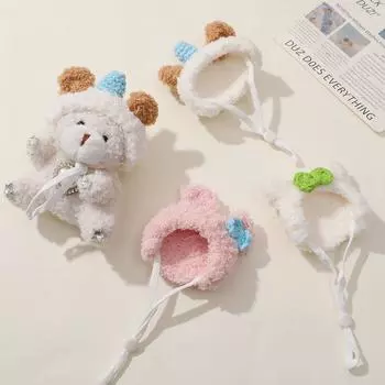 Кукольная шляпа для кукольного домика Миниатюрная кукла 8-10 см Цветная шляпа Kawaii Милые аксессуары для кукол Дети Девочки Игрушки 01