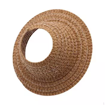 Кукольная шляпа для мини-кукол, головной убор 15 см 17 см, аксессуары для самостоятельного изготовления бежевый