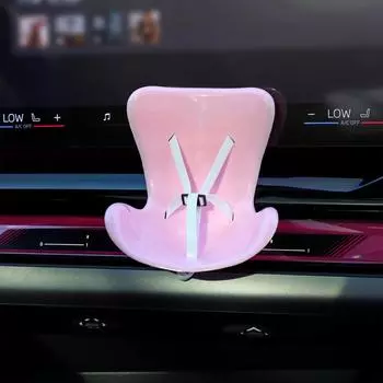 Кукольное автокресло с мягкой плюшевой подушкой. Вентиляционный зажим и настольная подставка. Милое и практичное украшение для машины для любителей и коллекционеров кукол! One Size розовый