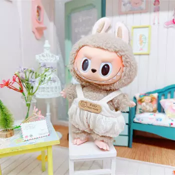 Кукольные аксессуары брюки, кукольная одежда игрушка, удобный комбинезон брюки, для возраста 5-7 8-10 подвеска белый