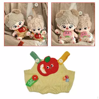 Кукольные аксессуары брюки симпатичная одежда фруктовый узор ремень комбинезон 10cm_apples