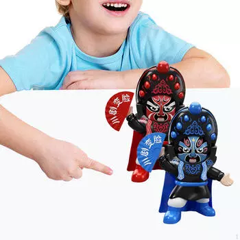 Кукольные фигурки для детей и взрослых, меняющие лицо в стиле китайской оперы Red Blue