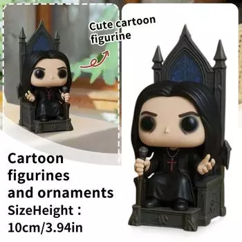 Кукольные фигурки, Фигурки, Мультяшное аниме, Милые игрушки, Модные игрушки, Забавные подарки, Настольные атмосферные украшения One Size чёрный