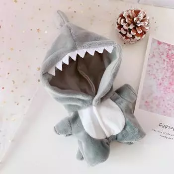 Кукольные комбинезоны, повседневные тканевые мультяшные пижамы, аксессуары для кукол для куклы 20 см Dinosaur Clothes зелёный