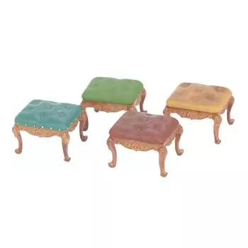 Кукольные миниатюры Мебель Стулья Винтажные аксессуары Игрушечная мебель Орнамент B1