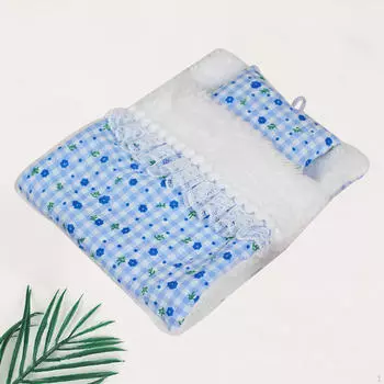 Кукольные постельные принадлежности, простыня и подушка, сделай сам, печатная ролевая игра, обучающая игрушка для 15 см 17 см A