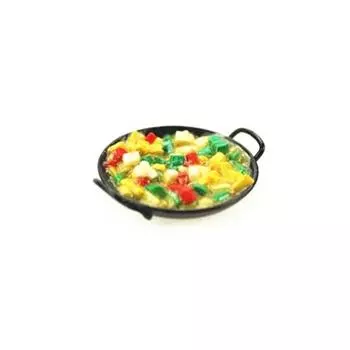 Кукольный дом 1/12 миниатюрные китайский вок Пан модель кухня посуда игрушка пищеварочные