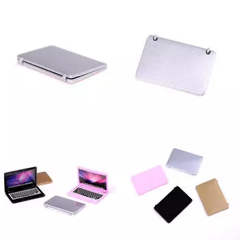 Кукольный дом BJD Scene MINI Портативный компьютер Аксессуары для кукол для куклы Барби чёрный