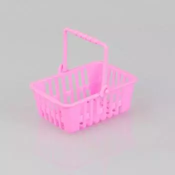 Кукольный дом Кукольный игровой домик Кукольный шкаф Кухонный шкаф для хранения Коробка Мини-модель Аксессуары розовый