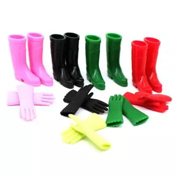 Кукольный дом Мини-перчатка Моделирование Садоводство Милый мультяшный дом Миниатюрный кукольный домик