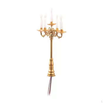 Кукольный дом, светодиодная модель свечи, подсвечники, лампа, песочный стол, здание