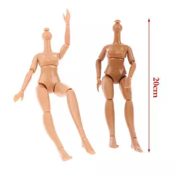 Кукольный домик Аксессуары для тела куклы Суставы могут менять голову и ногу, подвижная кукла 20 см