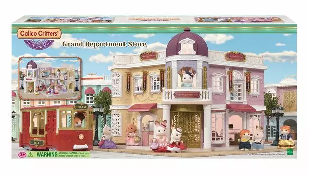Кукольный домик Calico Critters Town Series Grand Department Store Fashion от 36 до 96 месяцев