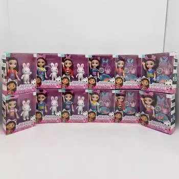 Кукольный домик Гэбби Кукольный домик Гэбби Кукла Гэбби Виниловая игрушка Музыкальная кукла Оптовая продажа красный/разноцветный