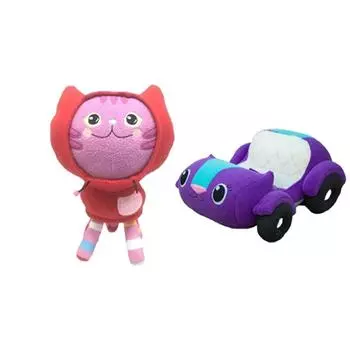 Кукольный домик Габби, плюшевые игрушки, мультяшные сезонные мягкие животные, Русалка, кошка, плюшевые куклы для детей, подарки на Рождество и день рождения