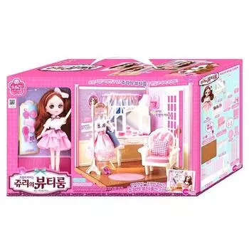 Кукольный домик Juri Beauty Room с освещением One&One Cherry, разные цвета