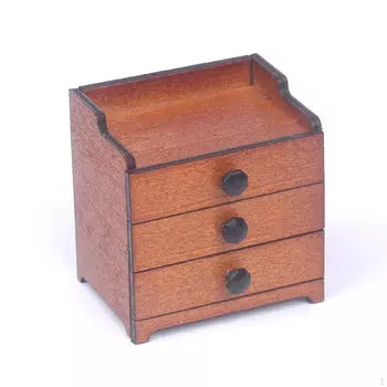 Кукольный домик, корпусная мебель, аксессуары, ручная работа, ролевые игры из цельного дерева