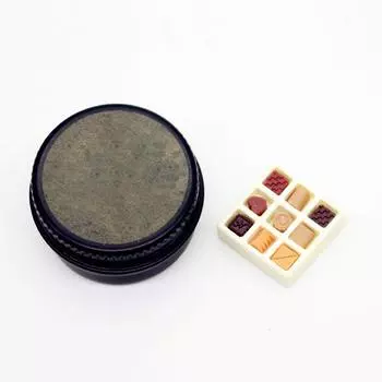 Кукольный домик Кремовый Шоколад Черный Банка Подарочная коробка Железный ящик Набор Миниатюрный DIY Имитация еды Игрушка Кукольный домик Украшения Аксессуары