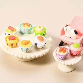 Кукольный домик Лапша быстрого приготовления Миски для кукольного домика своими руками Игровой домик Украшения Игрушки ручной работы