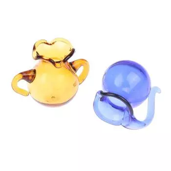 Кукольный домик Мини Банка для воды Стеклянный кувшин для воды Банка для ролевых игрушек Декор прозрачный