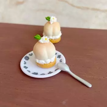 Кукольный домик, мини-фруктовый пирог, миниатюрная сцена, еда, игрушки, аксессуары, миниатюрные предметы для кукольного дома, украшения, детская игрушка в подарок