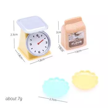 Кукольный домик, мини-кухня, электронные весы для выпечки, аксессуары для домашнего декора, игрушки, ролевые игры