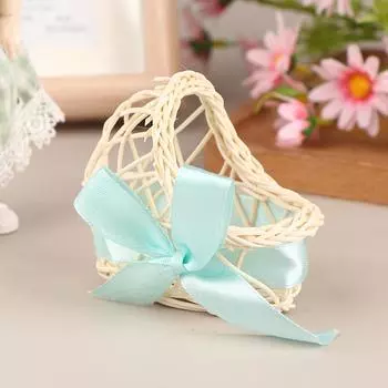 Кукольный домик миниатюрная деревянная детская люлька детская кроватка детская кроватка 1:12 Мебель для кукольного домика Украсьте детский кукольный домик Аксессуары синий