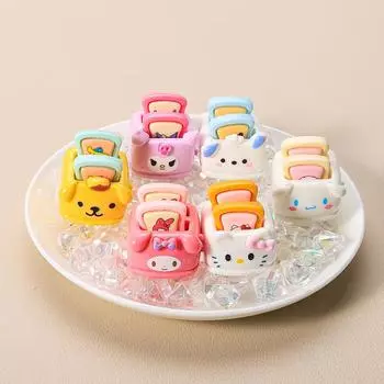 Кукольный домик Миниатюрная еда Завтрак Хлебопечка Или Модель Чайника Кукольные Аксессуары