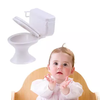 Кукольный домик Миниатюрная мебель Мини ванная комната Туалет Дисплей Игрушка Жизнь