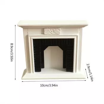 Кукольный домик миниатюрная мебель модель камина украшение для праздничной вечеринки игрушечный орнамент для детского сада школьника