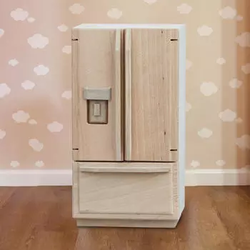 Кукольный домик Миниатюрный Холодильник Мебель 1:12 Украшения деревянные для